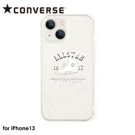 【あす楽、土日、祝日発送】CONVERSE College Logo Hybrid Clear Back Case WHITE【iPhone 13対応】アイフォンケース iphoneケース ホワイト 背面型ケース スマホケース コンバース オールスター CANVAS ALL STAR 4589676563836