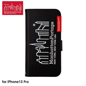 �y�����y�A�y���A�j�������z�y���������zManhattan Portage PU LEATHER Book Type Case BLACK�yiPhone 13 Pro�Ή��z�}���n�b�^���|�[�e�[�W �P�[�X iphone�P�[�X �蒠�^�P�[�X �X�g���[�g ���S �J�[�h����