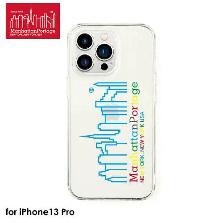 楽天市場 正規取扱店 Manhattan Portage Multi Iphone 13 Pro対応 マンハッタンポーテージ ケース アイフォンケース Iphoneケース おしゃれ 背面ケース メンズ レディース スマホケース かっこいい ストリート ブランド 定番 ロゴ クリアケース マルチカラー