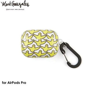 【あす楽、土日、祝日発送】【送料無料】Mark Gonzales AirPods Pro IML Case(MG03)【AirPods Pro対応】マークゴンザレス メンズ レディース 保護ケース イエロー カラビナ イヤホン airpods proケース ブ