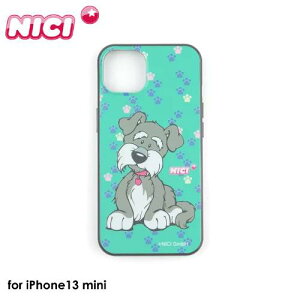 �y�����y�A�y���A�j�������z�y���������z NICI Hybrid Back Case Schnauzer�yiPhone 13 mini�Ή��z�X�}�z�P�[�X �w�ʌ^�P�[�X �V���i�E�U�[ ������ �j�L �A�C�t�H���P�[�X �X�}�z�P�[�X �� ���� ���� 