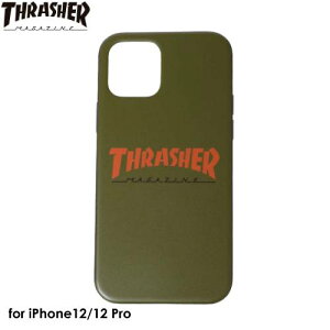 �y�����y�A�y���A�j�������z�y���������zTHRASHER HOME TOWN Logo Hybrid IML Back Case OLV/ORG�yiPhone 12/iPhone12 Pro �Ή��z�X���b�V���[ �A�C�t�H���P�[�X iphone�P�[�X �w�ʃP�[�X �����Y ���f�B�[�X �X�}�z