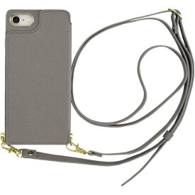 【あす楽、土日、祝日発送】UNiCASE iPhoneSE(第3/2世代)/8/7 ケース MAELYS LOUNA Cross Body Case (Gray) スマホショルダー カード収納 4573558550380