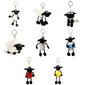 NICI ニキ Shaun the sheep ひつじのショーン キーリング ショーン キーホルダー ぬいぐるみ ビーンバッグ バッグチャーム バッグアクセサリー 可愛い かわいい 人気 マスコット ショーン シャーリー ギフト プレゼント ペア お揃い 【正規販売店】