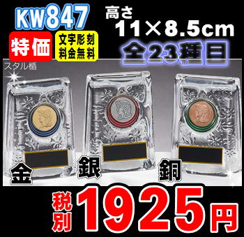トロフィー【盾】(ガラス製)11cm★大人気★【卒団卒業記念品名入れ】【2500円以上送料無料】★文字代無料キャンペーン:この道一筋のトロフィー屋さん自慢の彫刻★
