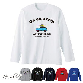 自動車 プリント 長袖Tシャツ メンズ レディース ユニセックス ロンT カジュアル おしゃれ 大きいサイズ キッズサイズ 子ども服 車イラスト 堀江プリント ホリエプリント ギフト プレゼント 楽天市場