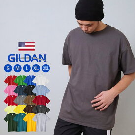 無地 tシャツ メンズ 半袖Tシャツ GILDAN ギルダン 重ね着 インナー クルーネック ユニセックス 無地Tシャツ ホワイト 白 黒 ブラック グレー オーバーサイズ ルーズ ダンス 大きいサイズ ギフト プレゼント 【Propela】プロペラ楽天市場