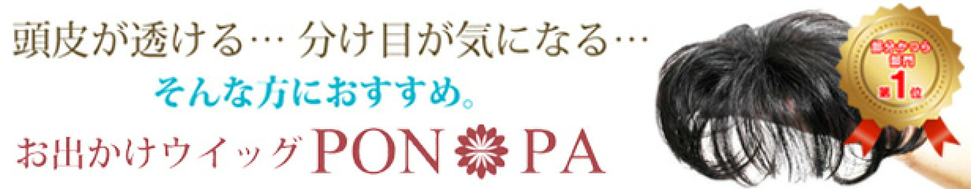 部分ウィッグPON-PA