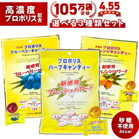 【初回限定価格!】プロポリスキャンディー プロポリス キャンディー サプリ 舐める サプリ 高濃度配合 のど飴 のどあめ のど甜 『プロポリスキャンディー 選べる3袋セット』 砂糖不使用 プロポリスキャンディー プロポリスキャンディ ノンシュガー