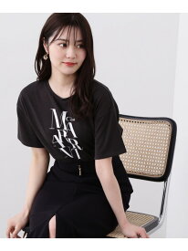 《EDIT COLOGNE》ロゴTシャツ WEB限定 PROPORTION BODY DRESSING プロポーションボディドレッシング トップス カットソー・Tシャツ ホワイト グレー【送料無料】[Rakuten Fashion]