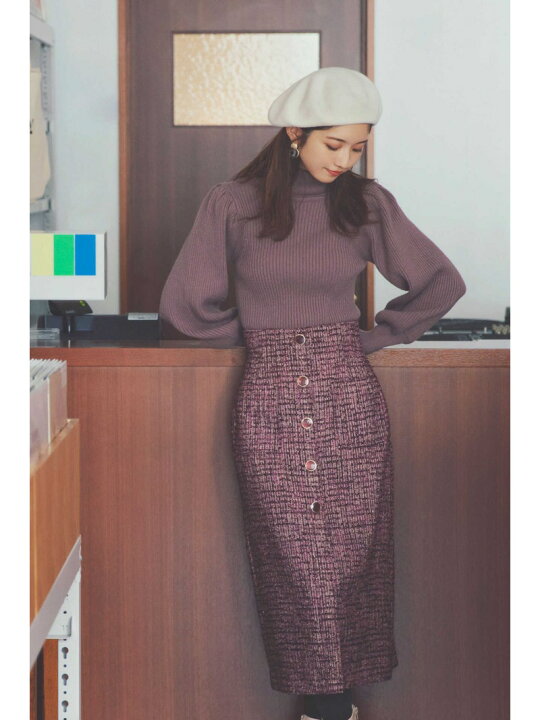 楽天市場】《堀田茜さん着用 美人百花11月号掲載商品》ツイードタイ  