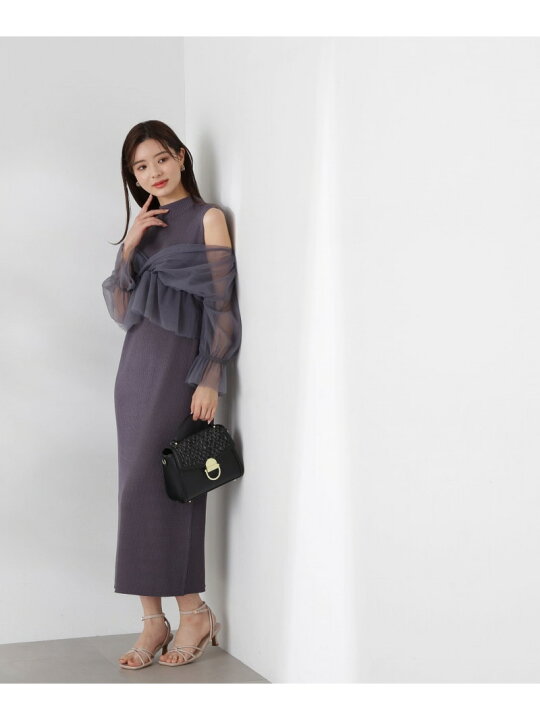 楽天市場】【SALE／50%OFF】2Wayシアーレイヤードニットワンピース 