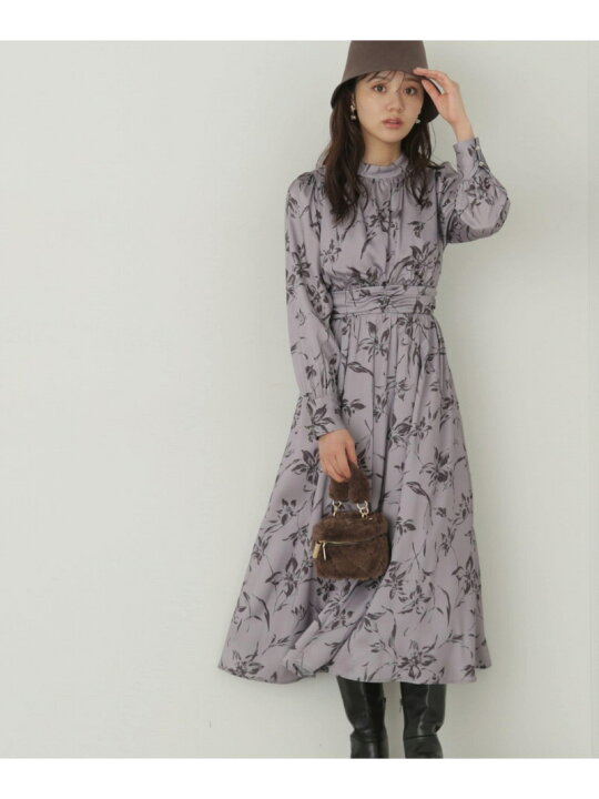 楽天市場】【SALE／60%OFF】ギャザーベルトフラワーワンピース 