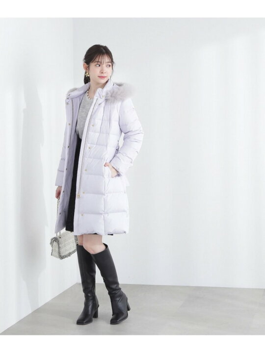 楽天市場】リボンベルト付きロングダウン PROPORTION BODY DRESSING 