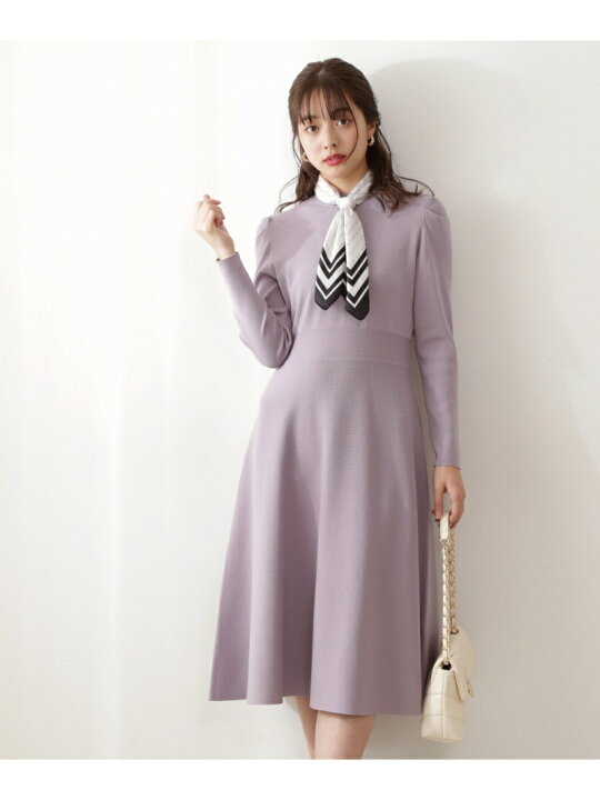 楽天市場】【SALE／50%OFF】クラシカルニットバックデザインワンピース 