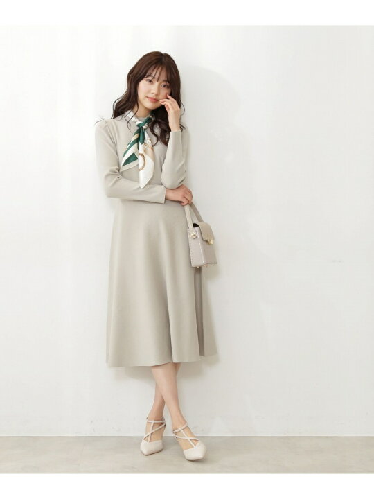 楽天市場】【SALE／50%OFF】クラシカルニットバックデザインワンピース 