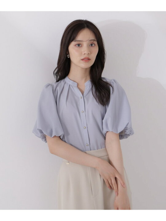 楽天市場】【SALE／50%OFF】＜ウォッシャブル＞バルーンタックブラウス 