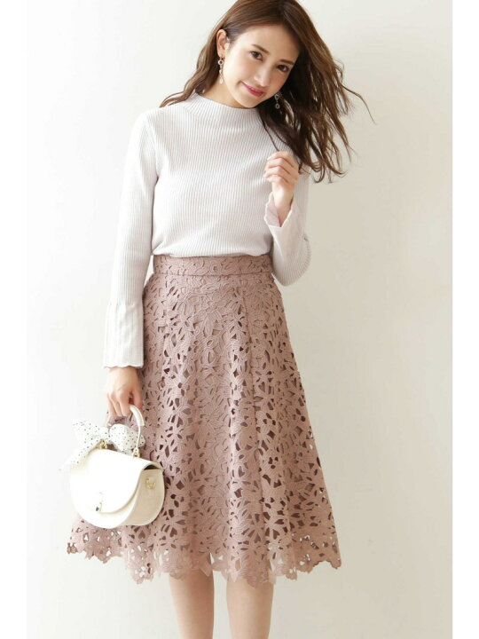 楽天市場】【SALE／50%OFF】◇ケミカルレースフレアスカート  