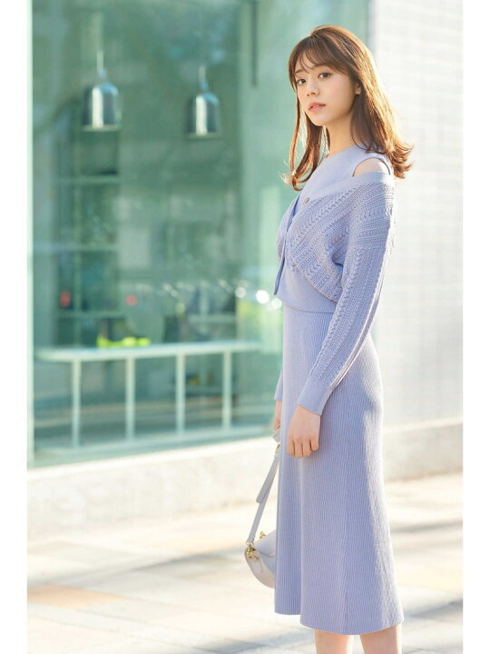 楽天市場】【SALE／50%OFF】◇アンサンブルニットワンピース 