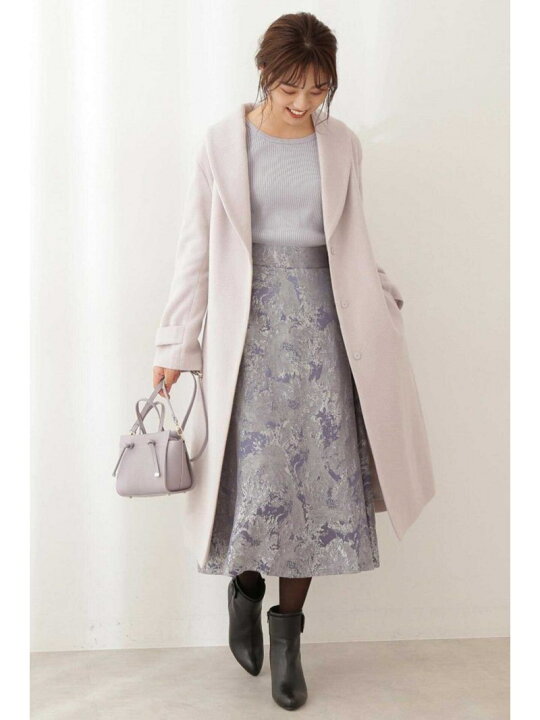 楽天市場】ウールブレンドロングガウンコート PROPORTION BODY 
