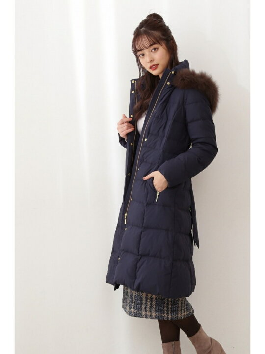 楽天市場】ロングフードファーダウン PROPORTION BODY DRESSING 