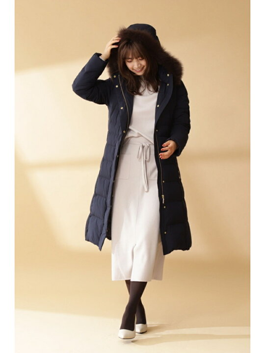 楽天市場】ロングフードファーダウン PROPORTION BODY DRESSING 