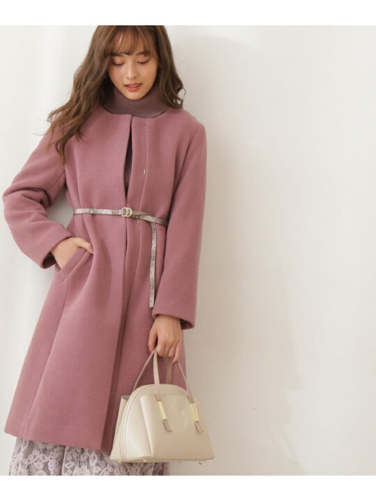 楽天市場】【SALE／30%OFF】フォックスファーティペット付ノーカラー 