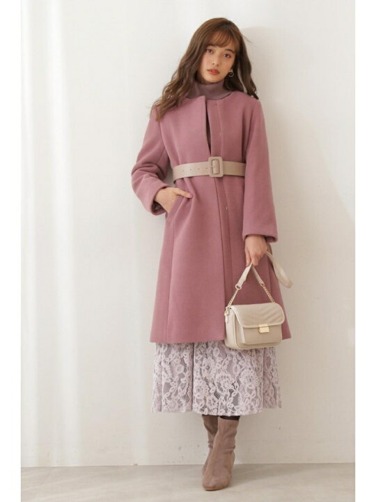 楽天市場】【SALE／30%OFF】フォックスファーティペット付ノーカラー 