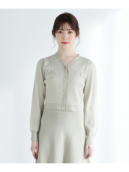 楽天市場】【SALE／50%OFF】ツイードライクリブニットセットアップ  