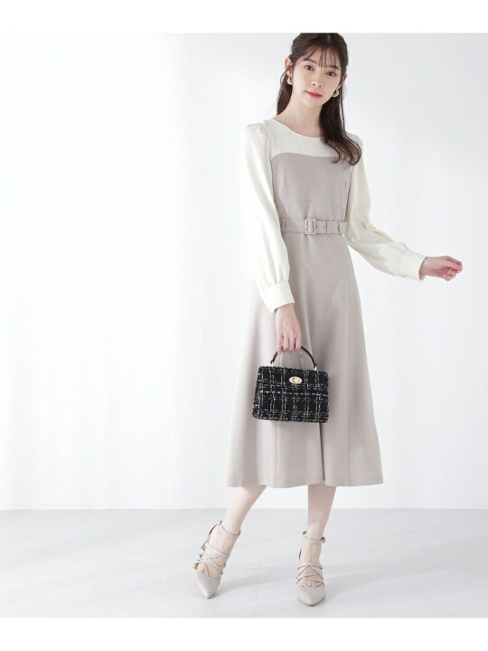 楽天市場】【SALE／30%OFF】ドッキングフレアワンピース PROPORTION  