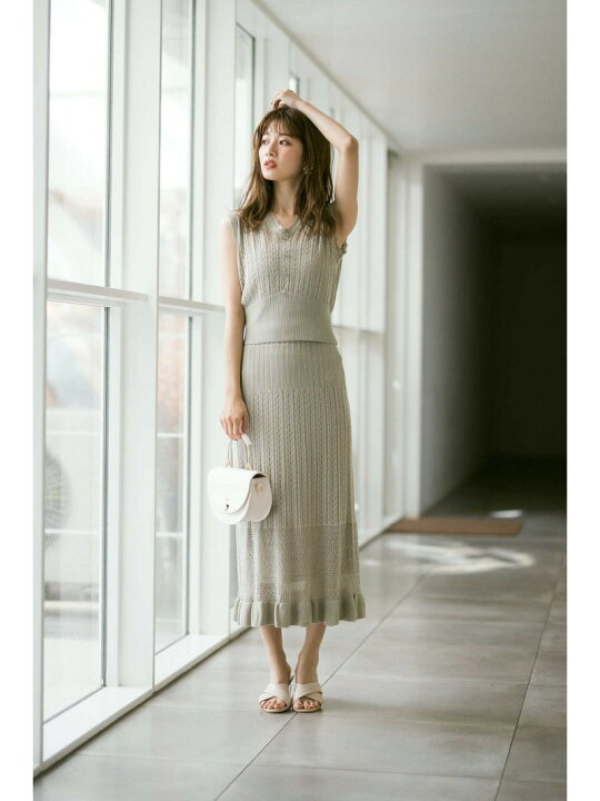 楽天市場】【SALE／30%OFF】《田中みな実さん着用》◇レーシー  