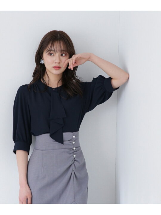 楽天市場】【SALE／50%OFF】ラッフルジョーゼットブラウス PROPORTION 