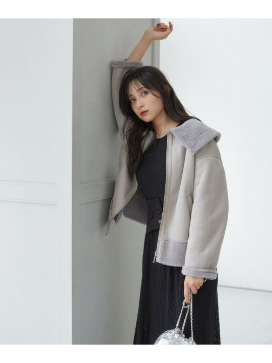 楽天市場】【SALE／10%OFF】フェイクムートンコート 24AW PROPORTION 