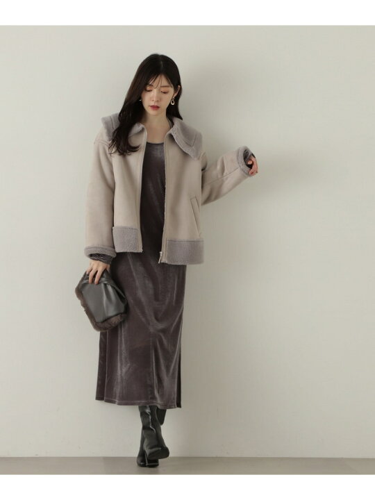 楽天市場】【SALE／10%OFF】フェイクムートンコート 24AW PROPORTION 