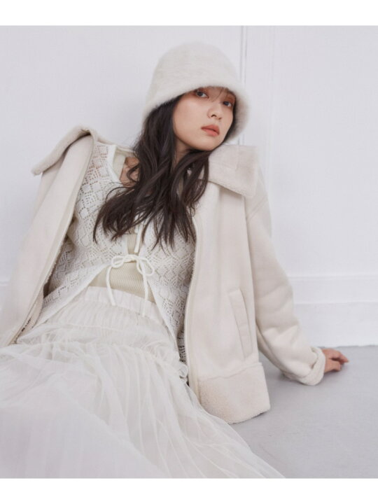楽天市場】【SALE／10%OFF】フェイクムートンコート 24AW PROPORTION 