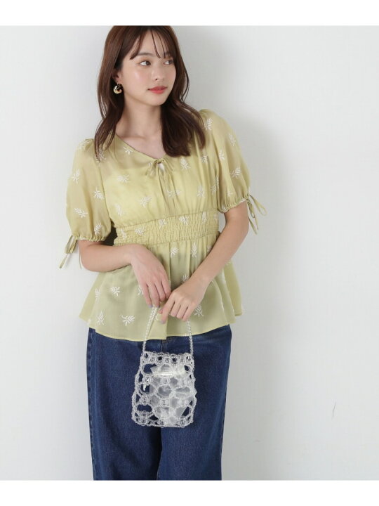 楽天市場】【SALE／60%OFF】花柄刺繍ブラウス PROPORTION BODY 