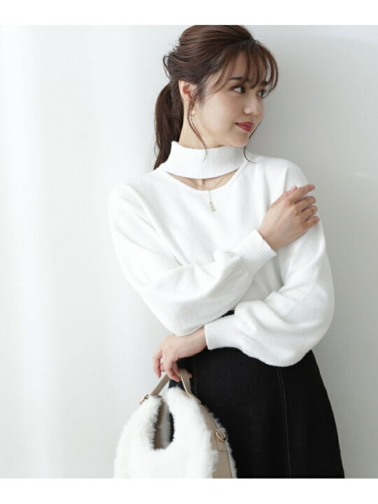 楽天市場】【SALE／10%OFF】2Wayミニフェザーチェーンニット 