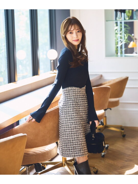 楽天市場】【SALE／50%OFF】ツイードミニスカート PROPORTION BODY  