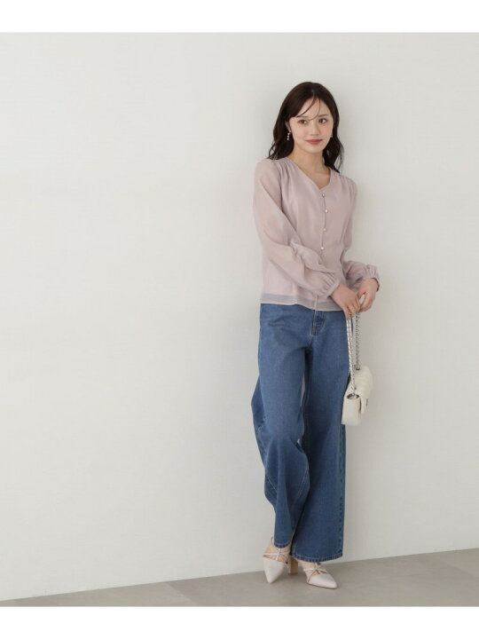 楽天市場】【SALE／30%OFF】シアーペプラムブラウス PROPORTION BODY 