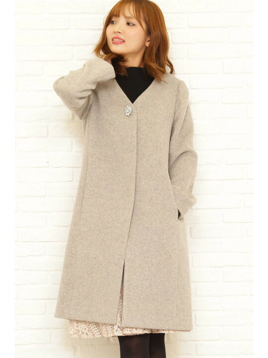 楽天市場】【SALE／50%OFF】フード付Vカラーコート PROPORTION BODY  