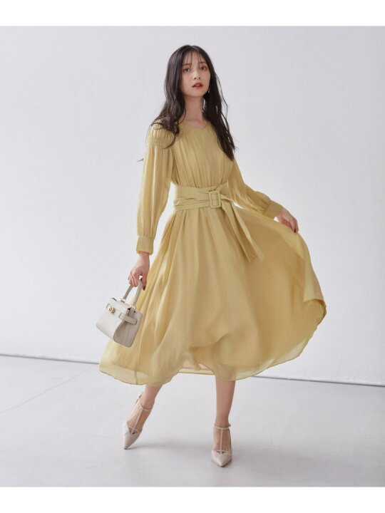 楽天市場】【SALE／60%OFF】肩シャーリングシアーワンピース24AW  