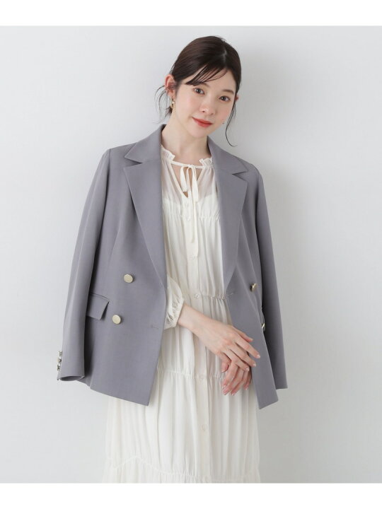 楽天市場】【SALE／30%OFF】セットアップダブルテーラードジャケット 