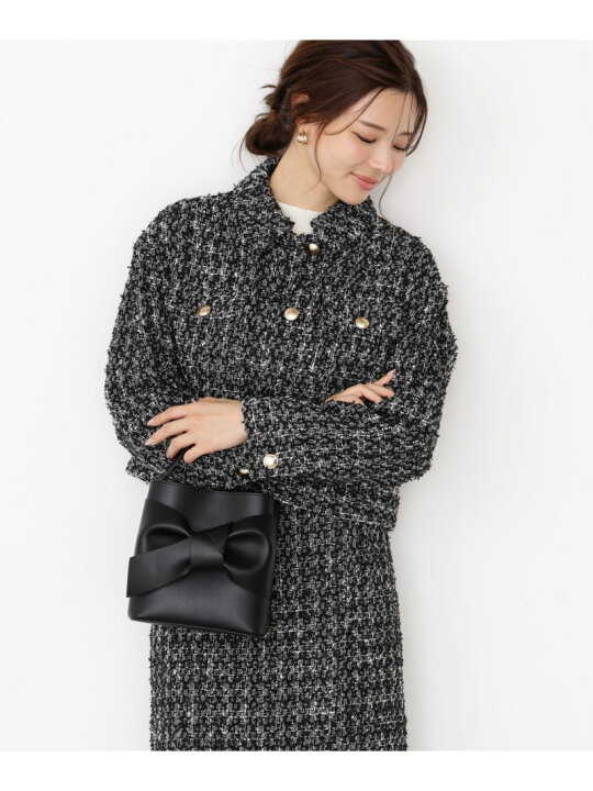 楽天市場】【SALE／50%OFF】ラメツイードブルゾン 25AW PROPORTION 