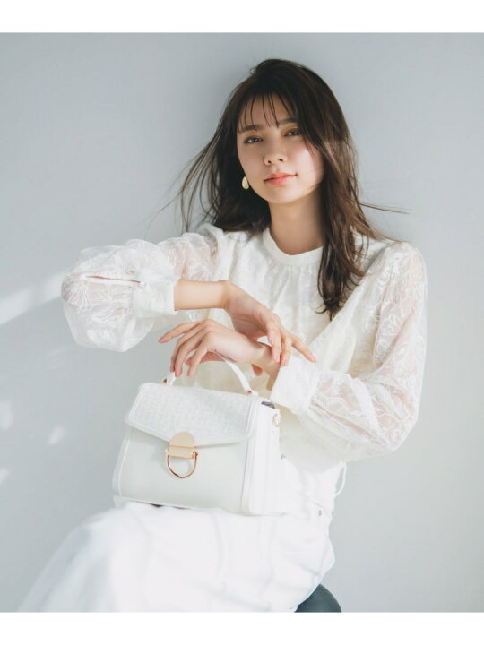 楽天市場】【SALE／30%OFF】チュールエンブロイダリーブラウス 24SS 