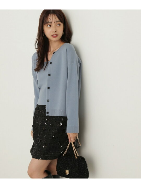 楽天市場】ビジューツイードミニスカート PROPORTION BODY DRESSING 