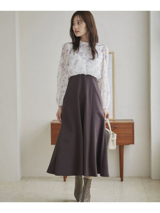 楽天市場】【SALE／50%OFF】フラワードッキングワンピース24AW  