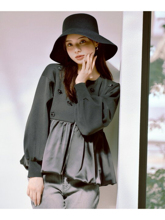 楽天市場】【SALE／30%OFF】バルーンニットブルゾン PROPORTION BODY 