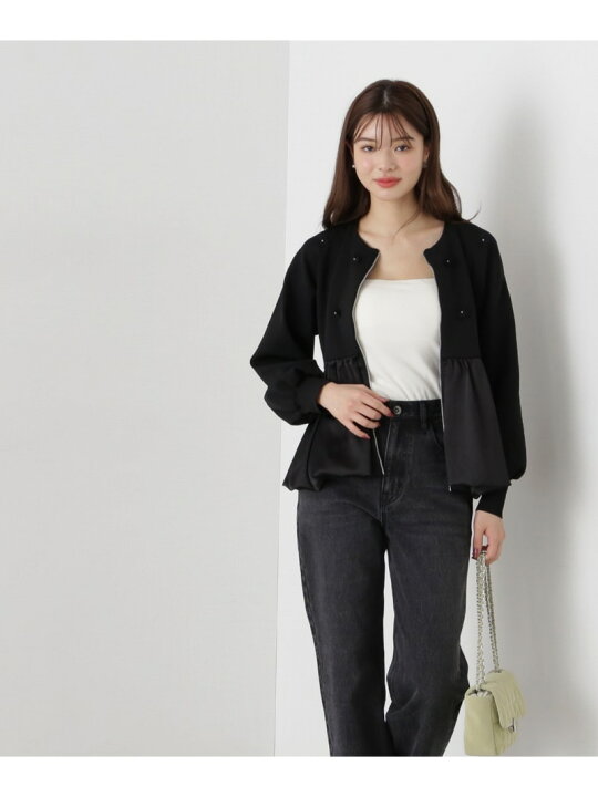 楽天市場】【SALE／30%OFF】バルーンニットブルゾン PROPORTION BODY 