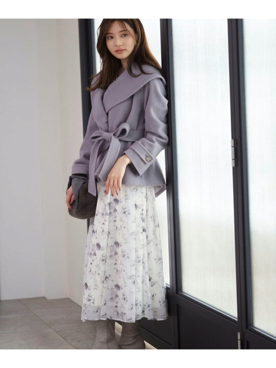 楽天市場】【SALE／50%OFF】ショート丈ガウンコート 24AW PROPORTION 