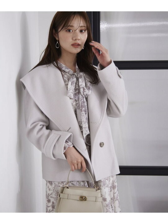 楽天市場】【SALE／50%OFF】ショート丈ガウンコート 24AW PROPORTION 